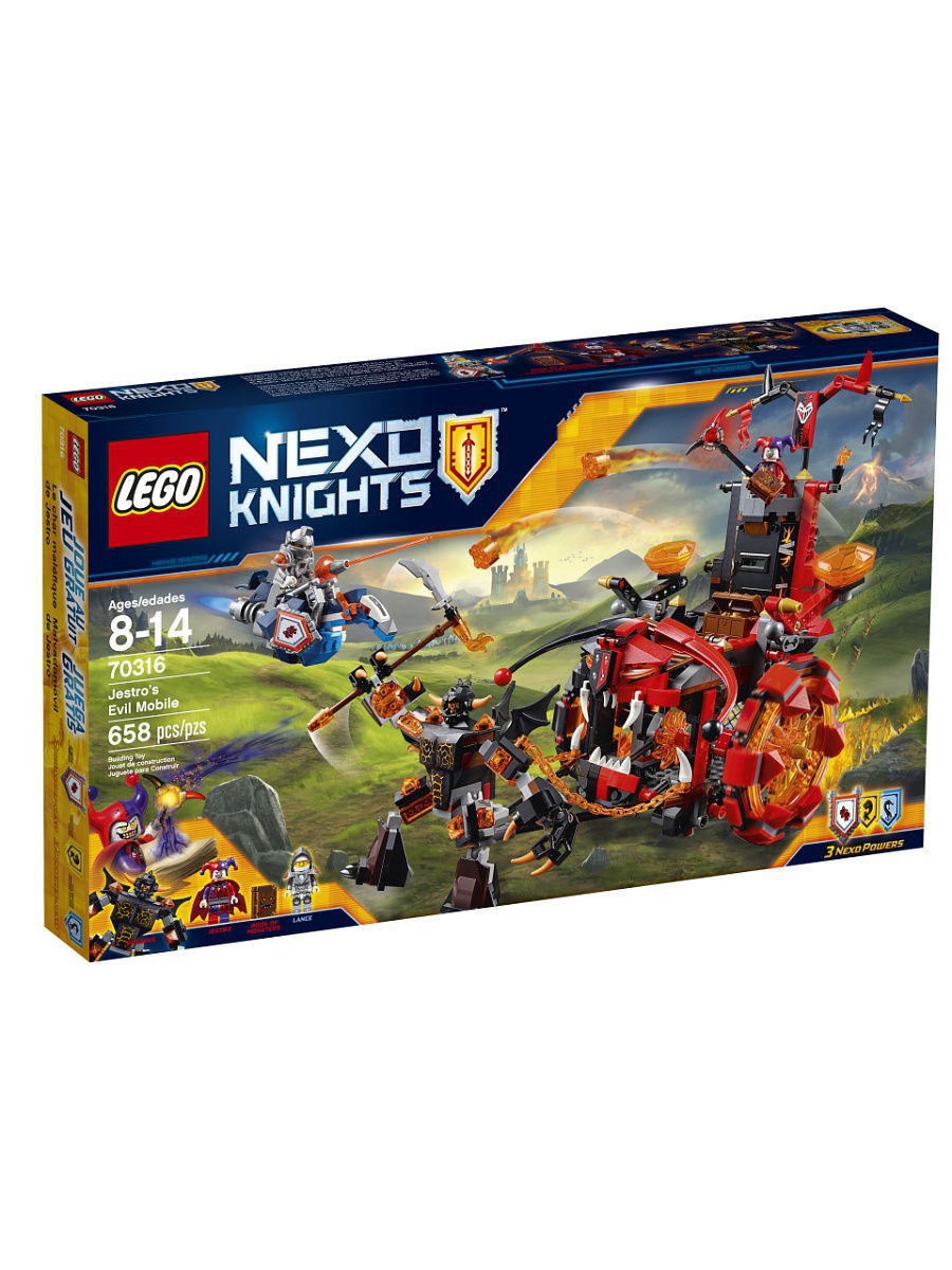 Конструктор LEGO Nexo Knights 70316 Джестро-мобиль LEGO 2678973 купить в  интернет-магазине Wildberries