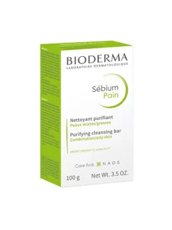 Очищающее мыло для жирной кожи лица и тела Sebium, 100 гр BIODERMA 2749956 купить за 1 555 ₽ в интернет-магазине Wildberries