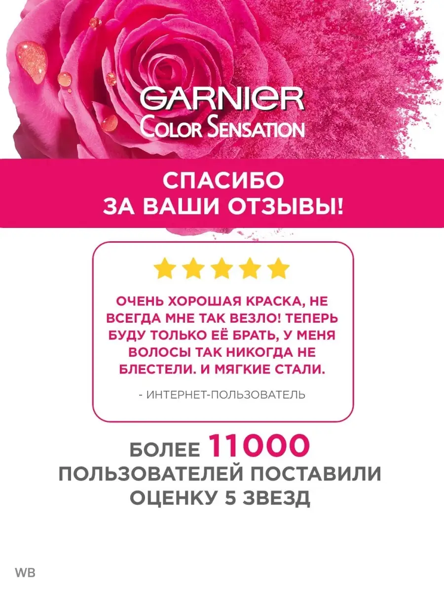 Крем-краска для волос Color Sensation Garnier 2757608 купить за 355 ₽ в  интернет-магазине Wildberries