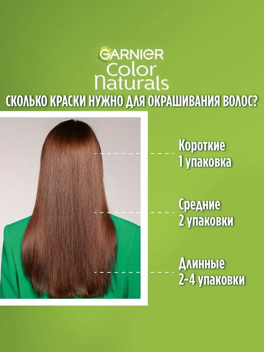 Стойкая крем-краска для волос Color Naturals Garnier 2757609 купить за 169  ₽ в интернет-магазине Wildberries