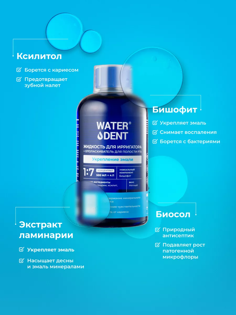 Жидкость для ирригатора Актив Waterdent