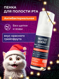 Пенка для полости рта и ухода за брекетами Антибактериальная Waterdent 2764712 купить за 336 ₽ в интернет-магазине Wildberries