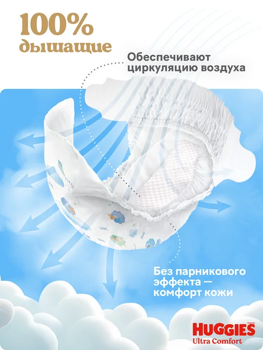 HUGGIES Подгузники трусики Ultra Comfort 3 р 6-11 кг 108 шт, 59 кг, 94 шт, фото 5