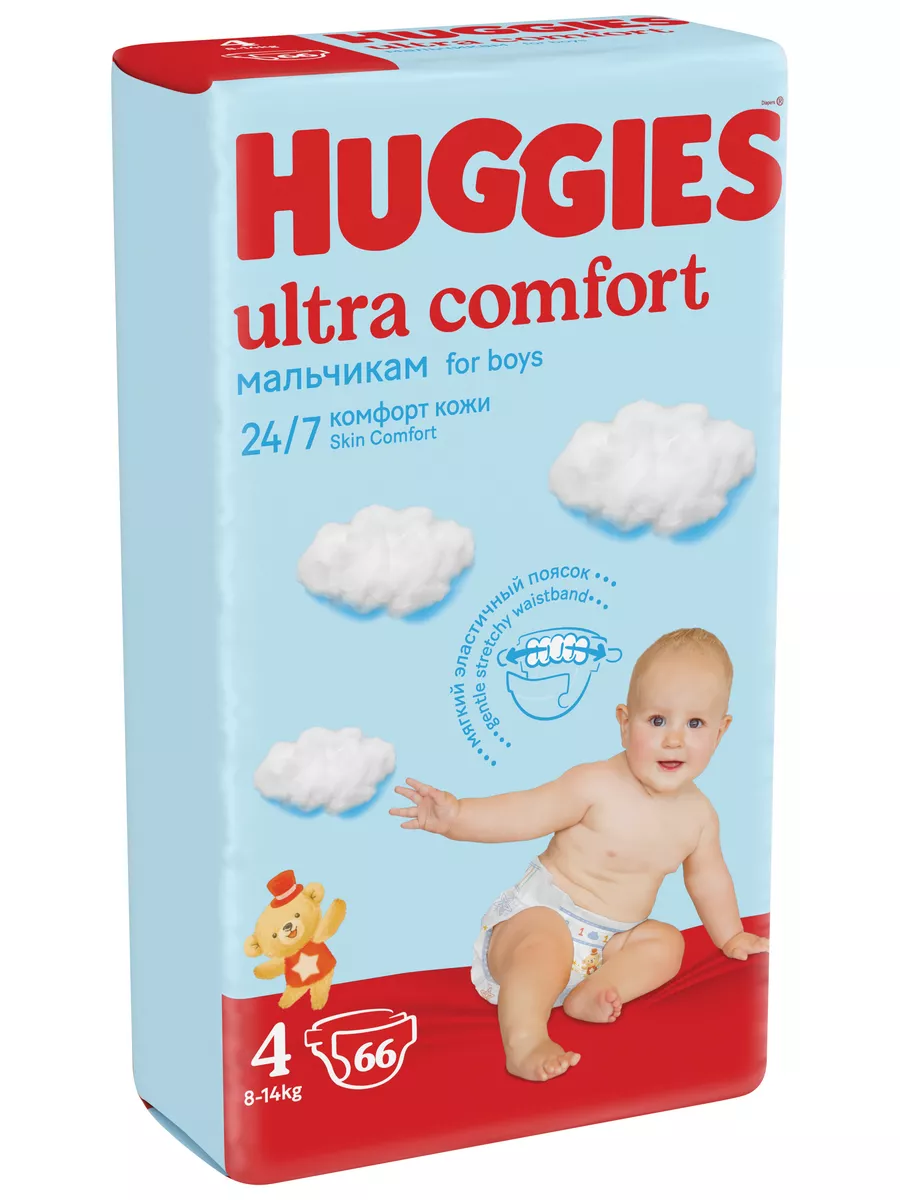 Подгузники Huggies Elite Soft 0 (до 3,5кг) 50шт