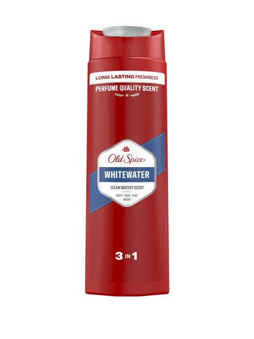 Old Spice Гель для душа мужской парфюмированный 3 в 1 Whitewater 0,4л, 0,4 л, фото 8