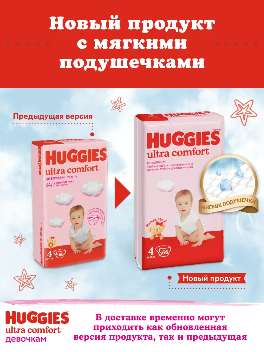 Подгузники Ultra Comfort 3 р 5-9 кг 94 шт HUGGIES 2935768 купить за 1 811 ₽  в интернет-магазине Wildberries