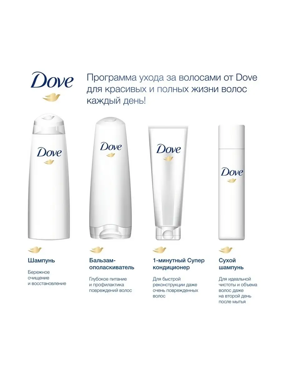 Сухой шампунь для темных и светлых волос для объема женский DOVE 2975029  купить за 424 ₽ в интернет-магазине Wildberries