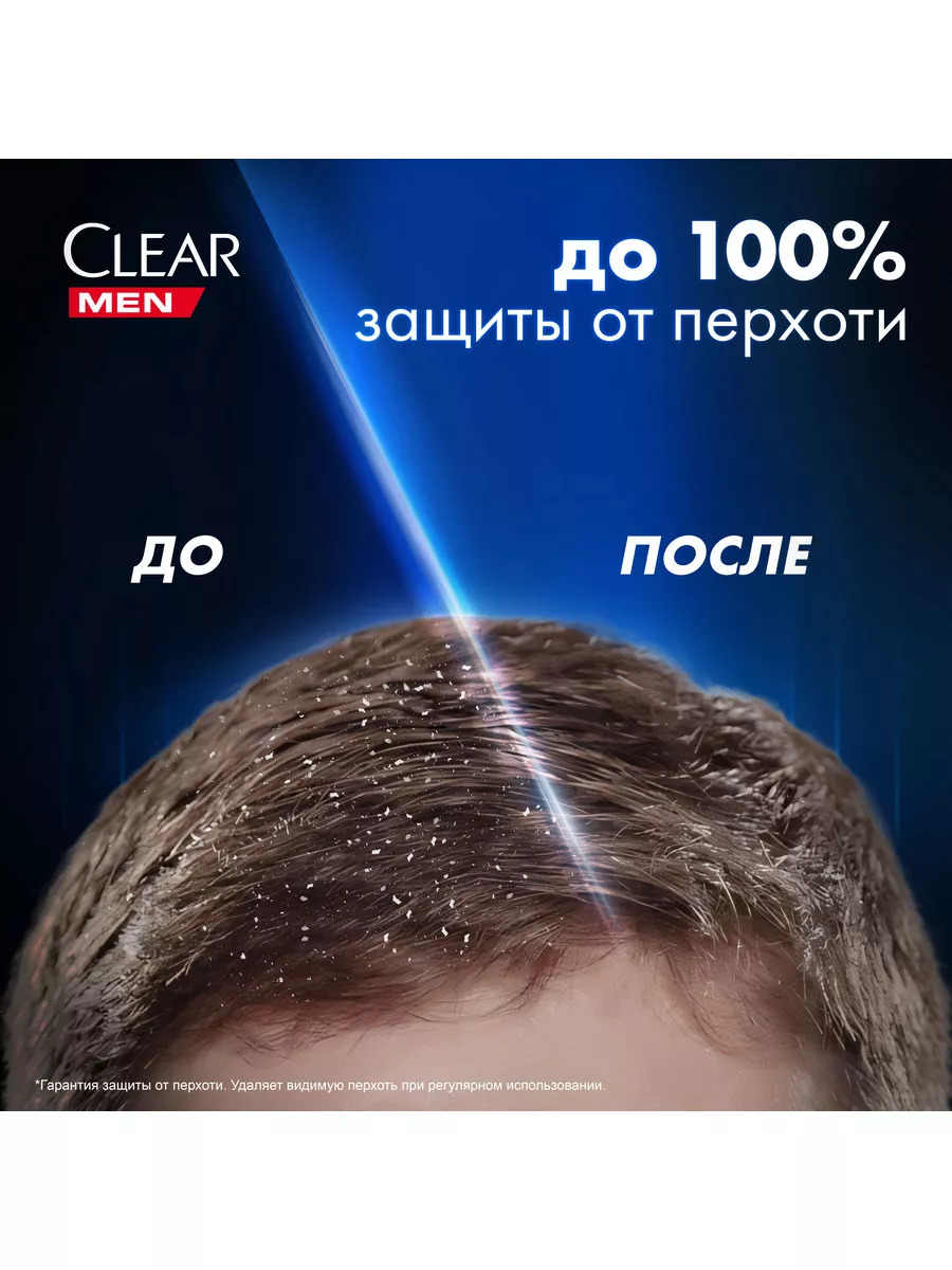 Шампунь для волос мужской от перхоти Энергия свежести 400 мл CLEAR 2975043  купить за 375 ₽ в интернет-магазине Wildberries