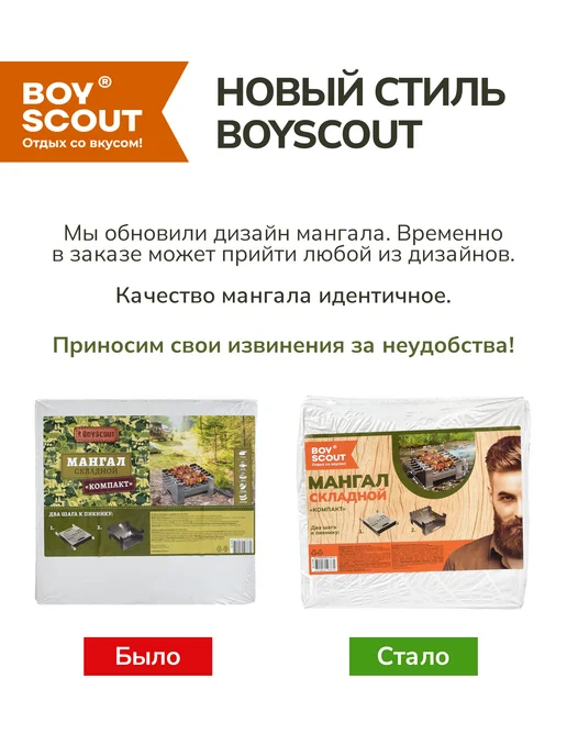 Boyscout Мангал складной многоразовый, черный, фото 8