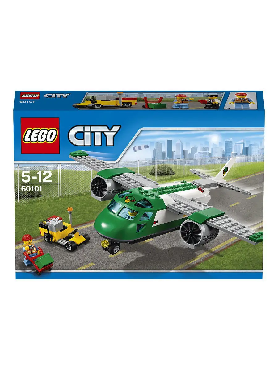 Конструктор LEGO City 60101 Грузовой самолет LEGO 2983775 купить в  интернет-магазине Wildberries