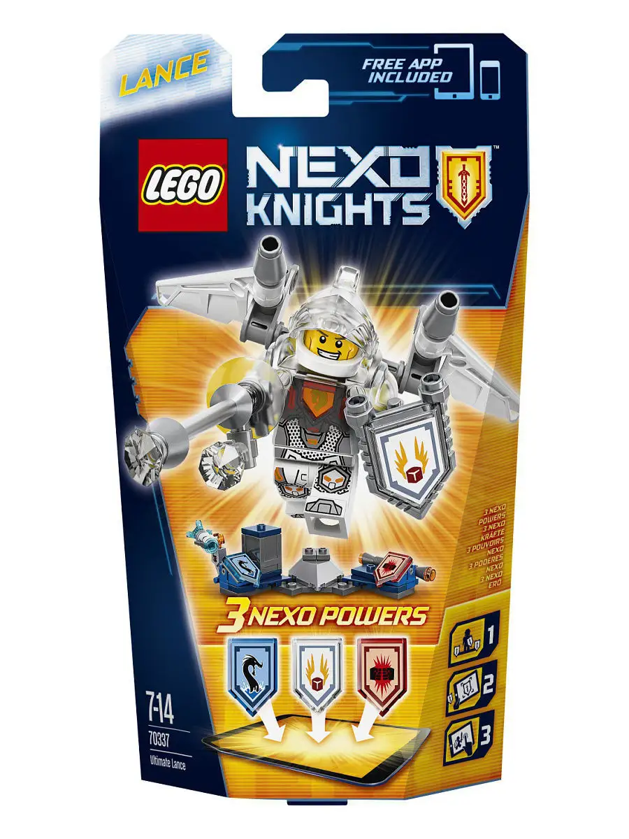 Конструктор LEGO Nexo Knights 70337 Ланс. Абсолютная сила LEGO 2983793  купить в интернет-магазине Wildberries