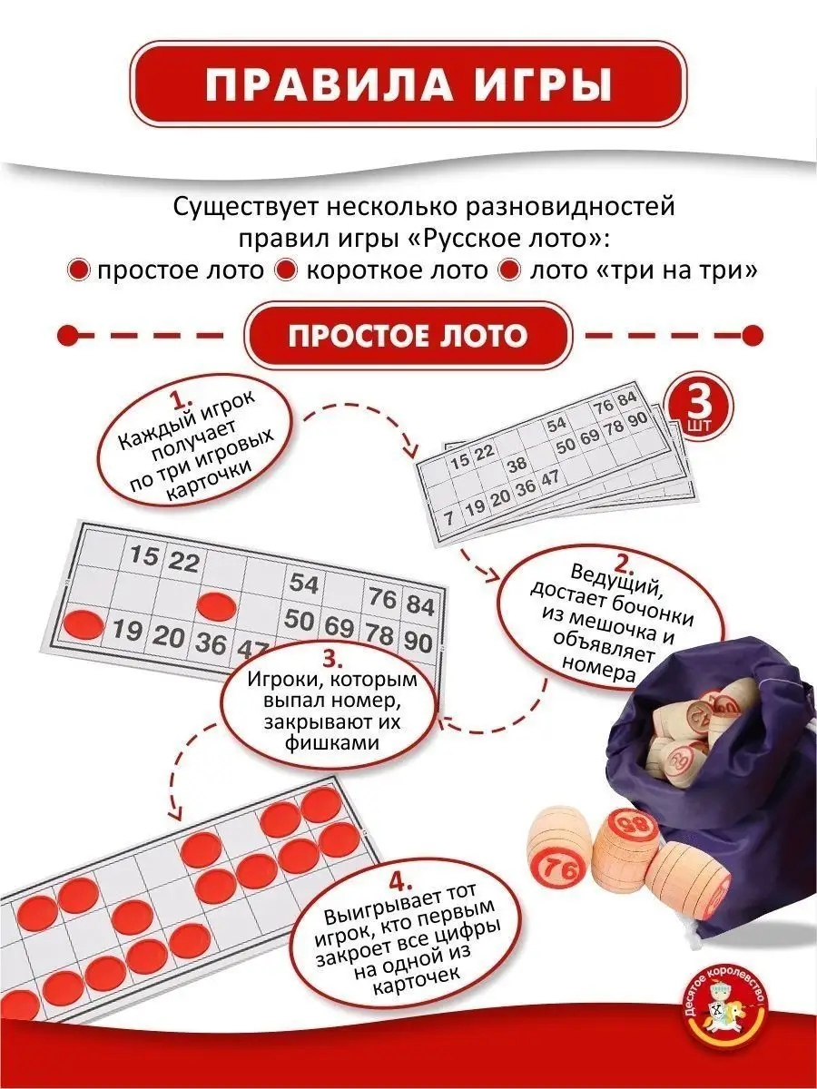 Настольная игра Русское лото классическое 