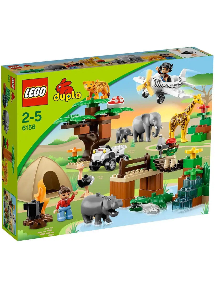 Конструктор LEGO DUPLO 6156 Фотосафари LEGO 387346 купить в  интернет-магазине Wildberries