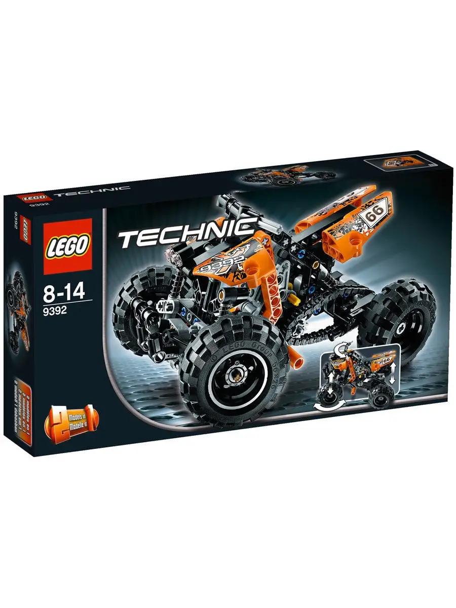 Квадроцикл 9392 LEGO 387376 купить в интернет-магазине Wildberries