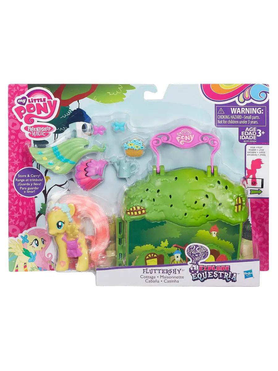 Мини-игровой набор Домик Флаттершай My Little Pony 3018633 купить в  интернет-магазине Wildberries