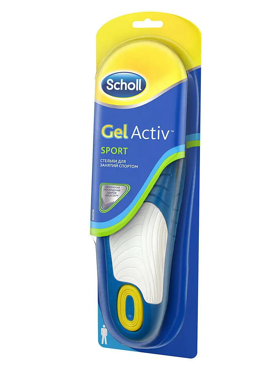 Scholl Gelactiv Sport Стельки Для Занятий Спортом SCHOLL 3030887 купить в  интернет-магазине Wildberries