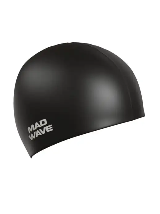 Mad Wave Шапочка для плавания силиконовая Intensive Big, черный
