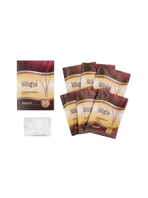 Aasha Herbals Краска для волос травяная Бургунд, 60 г, 60 г, фото 3
