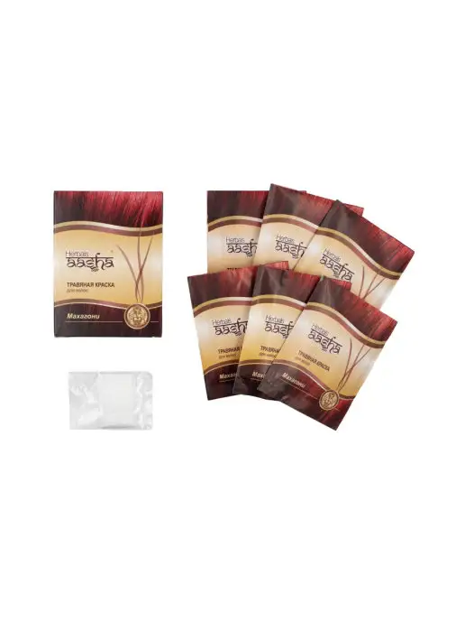 Aasha Herbals Краска для волос травяная Махагони, 60 г, 60 г, фото 3