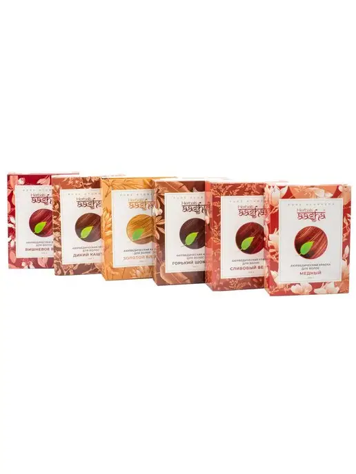 Aasha Herbals Краска для волос натуральная Вишневое вино, 100 г, 100 г, фото 4
