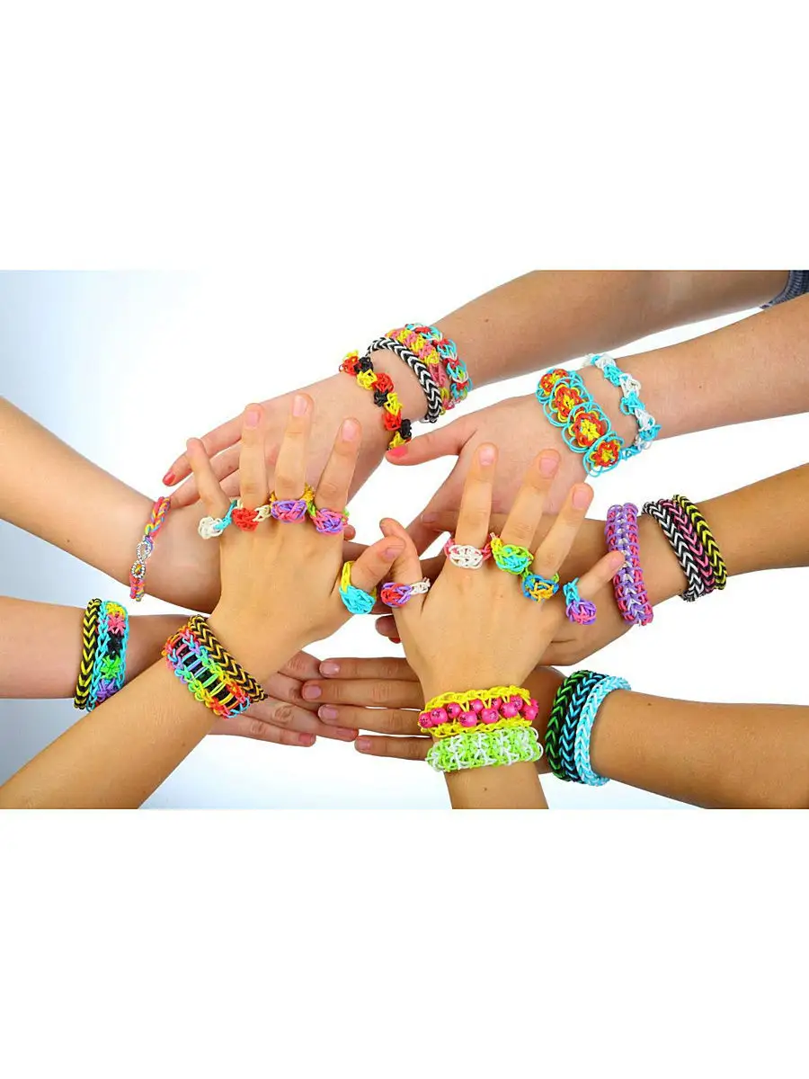 Набор резинок и станок для плетения браслетов Loom Bands — Лум Бенс