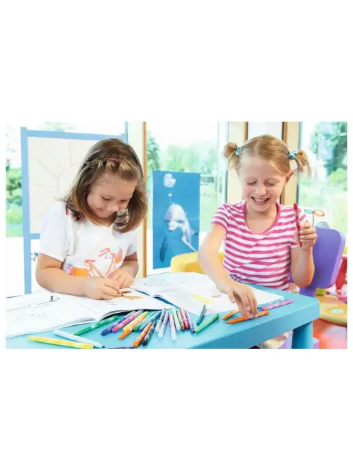 STABILO Фломастеры Trio A-Z трехгранные смываемые 12 цветов, 12 цв., фото 6