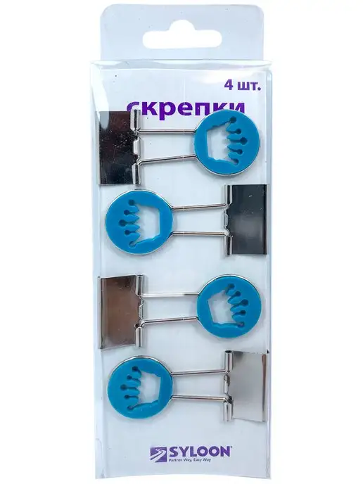 LIKE GOODS Зажимы для бумаги, скрепки большие, вариант, фото 4