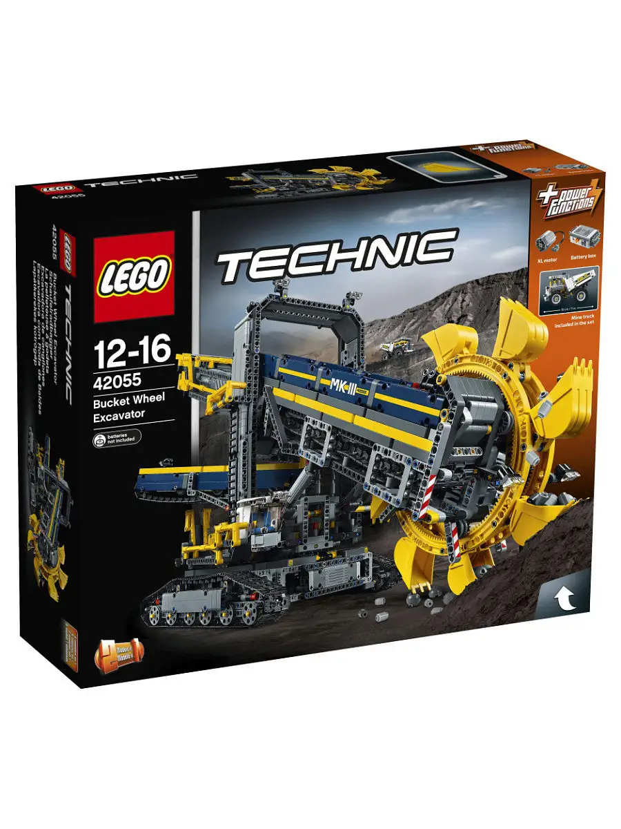 Конструктор LEGO Technic 42055 Роторный экскаватор LEGO 3137713 купить в  интернет-магазине Wildberries