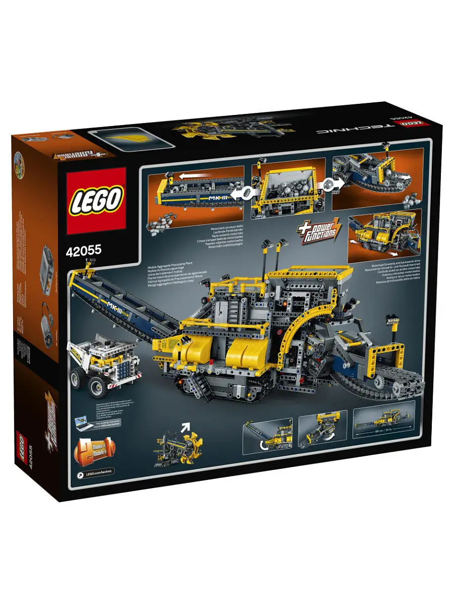 Конструктор LEGO Technic 42055 Роторный экскаватор LEGO 3137713 купить в  интернет-магазине Wildberries