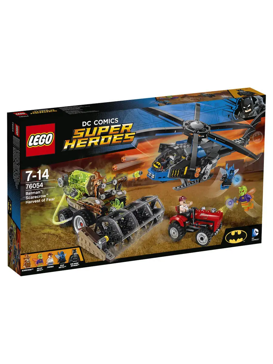 Конструктор LEGO DC Comics Super Heroes 76054 Бэтмен: жатва страха LEGO  3137727 купить в интернет-магазине Wildberries