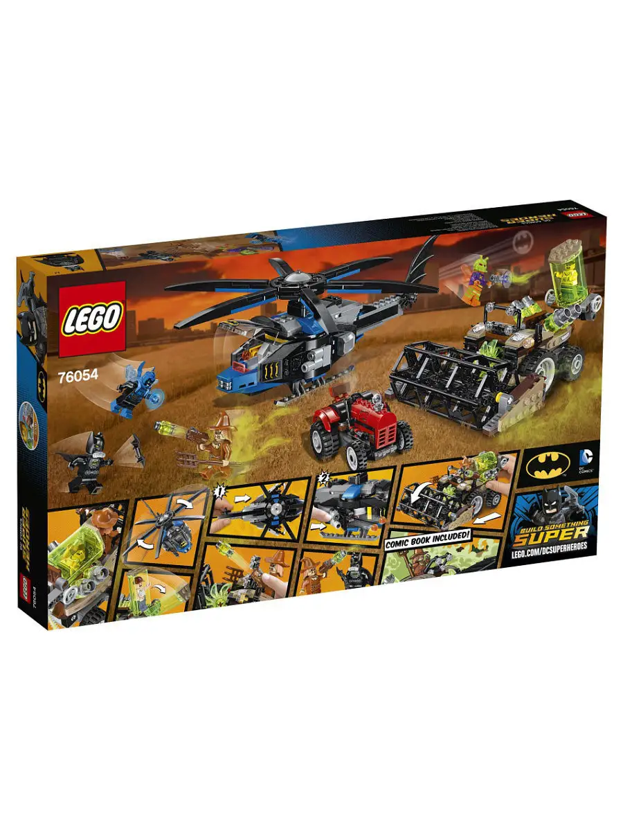 Конструктор LEGO DC Comics Super Heroes 76054 Бэтмен: жатва страха LEGO  3137727 купить в интернет-магазине Wildberries