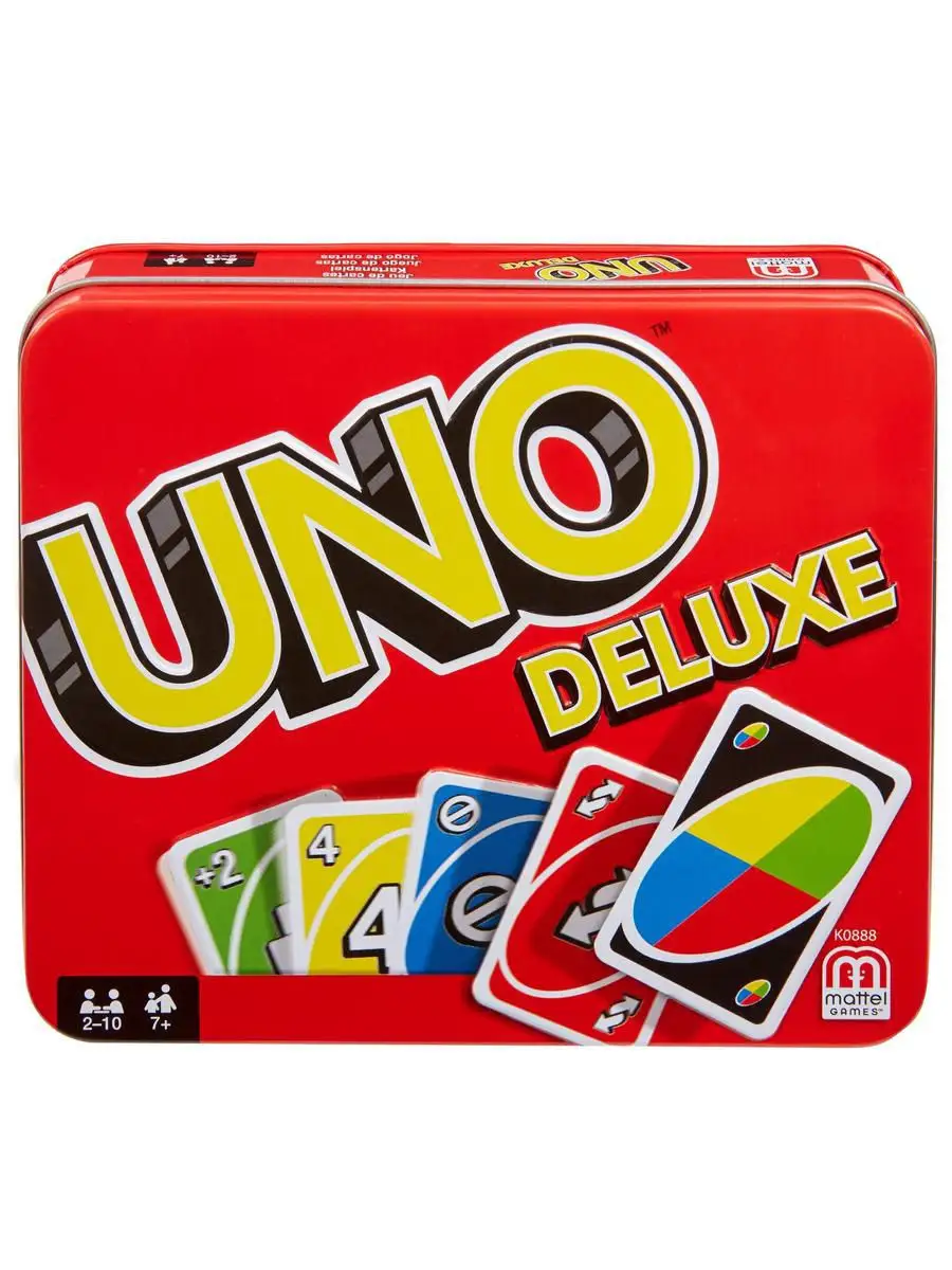 Игра карточная Mattel Games UNO Deluxe Mattel 3228424 купить в  интернет-магазине Wildberries