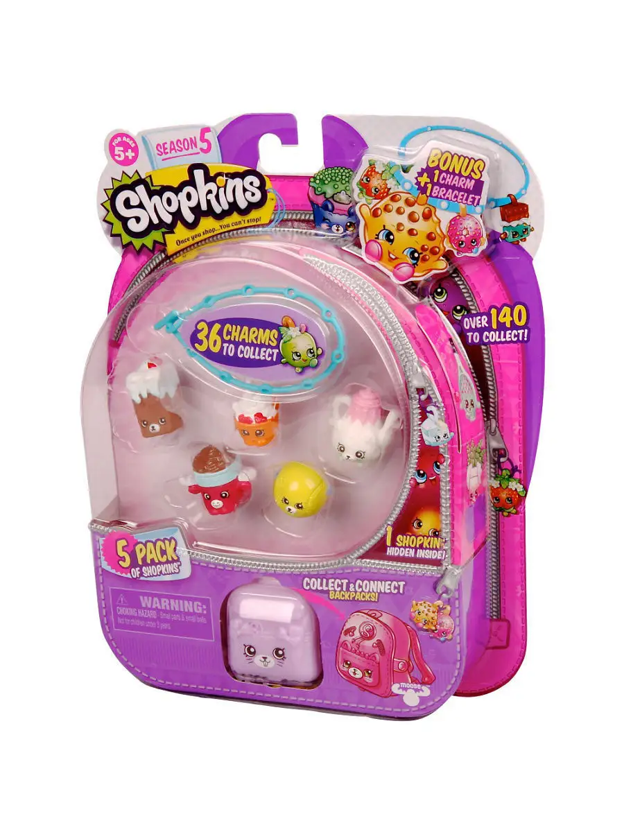 Игровой набор Shopkins: 5 фигурок с аксессуарами Moose 3232658 купить в  интернет-магазине Wildberries