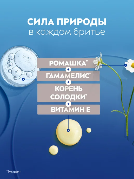 NIVEA Гель для бритья успокаивающий, 200 мл, 200 мл, фото 4