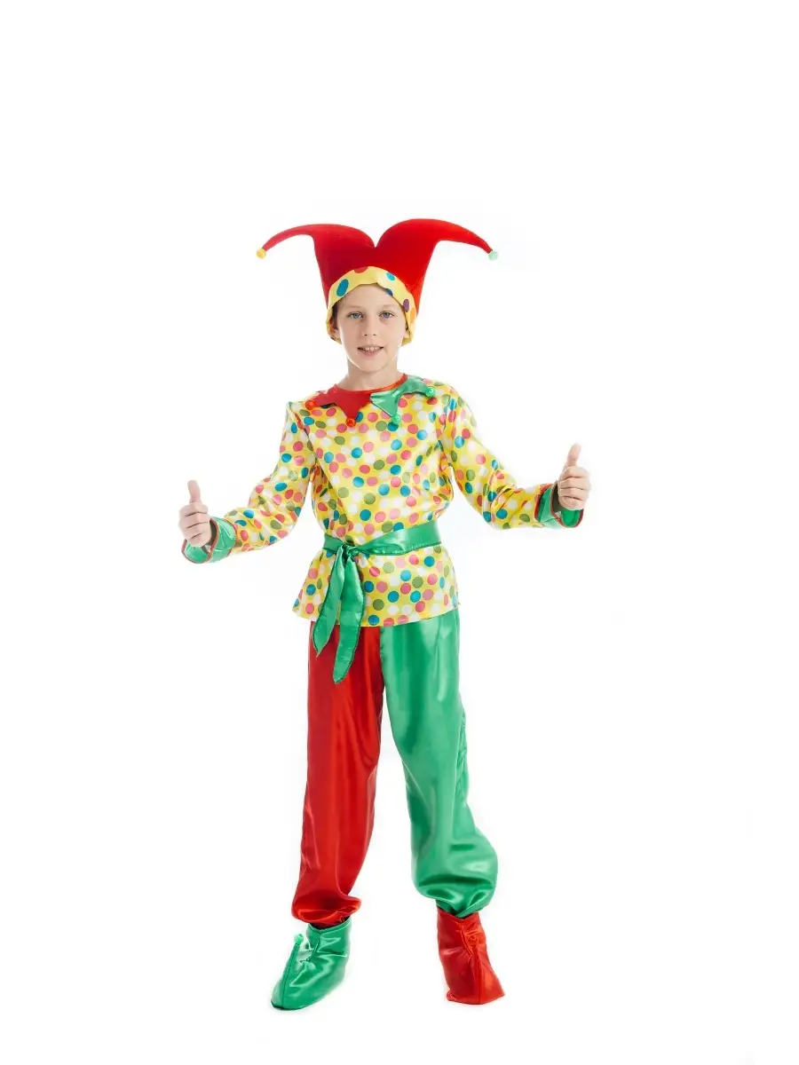 Детский карнавальный костюм «Петрушка»