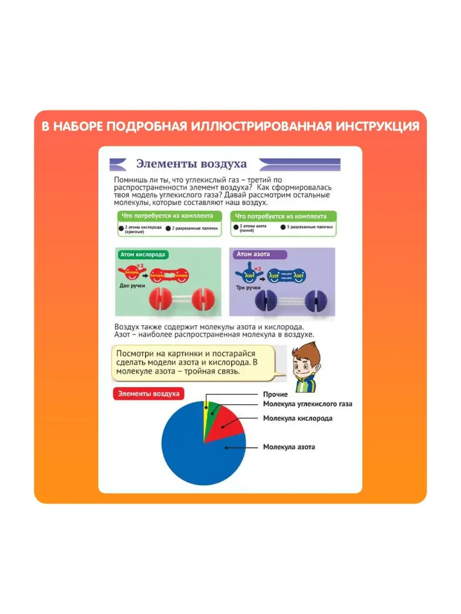 Наборы для опытов Атомы и молекулы BONDIBON 3251627 купить за 968 ₽ в  интернет-магазине Wildberries