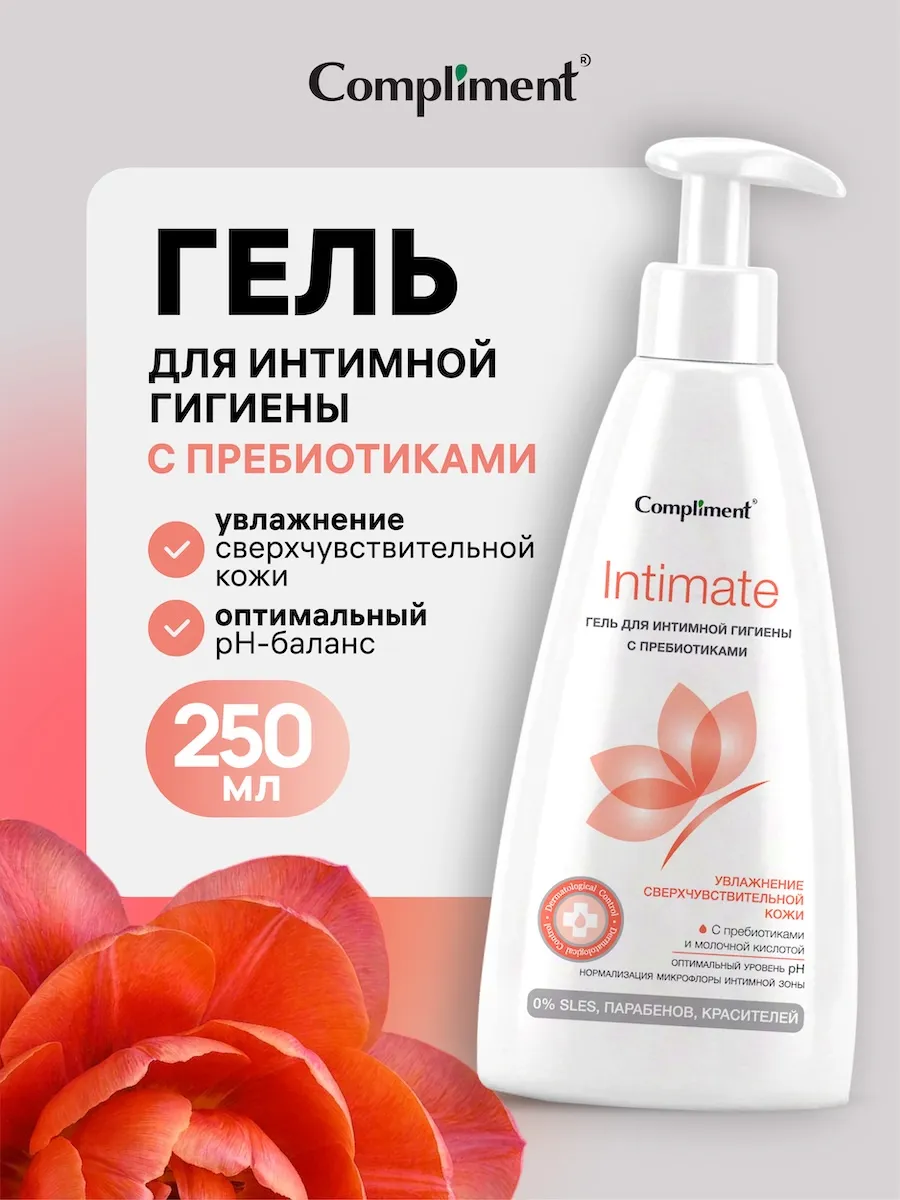 Гель для интимной гигиены с пребиотиками 250мл