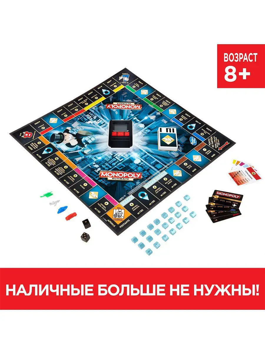 Игра настольная Монополия Банк без границ MONOPOLY 3515263 купить в  интернет-магазине Wildberries