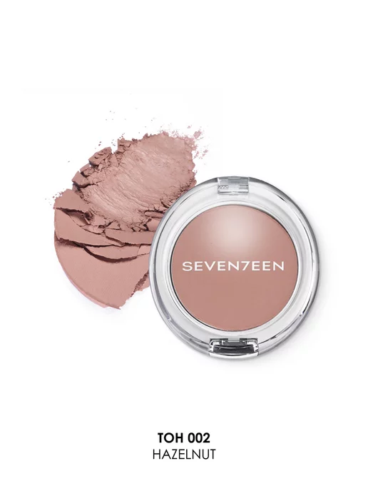 Seven7een Румяна для лица компактные Natural Matte Silky Blusher т.002, коричневый, фото 2