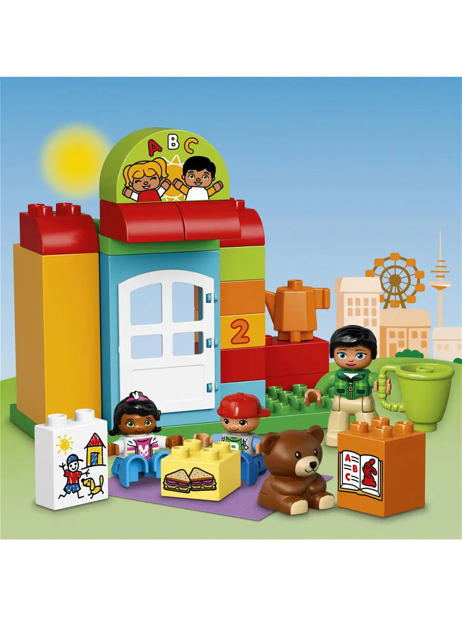 Конструктор LEGO DUPLO 10833 Детский сад LEGO 3576995 купить в  интернет-магазине Wildberries