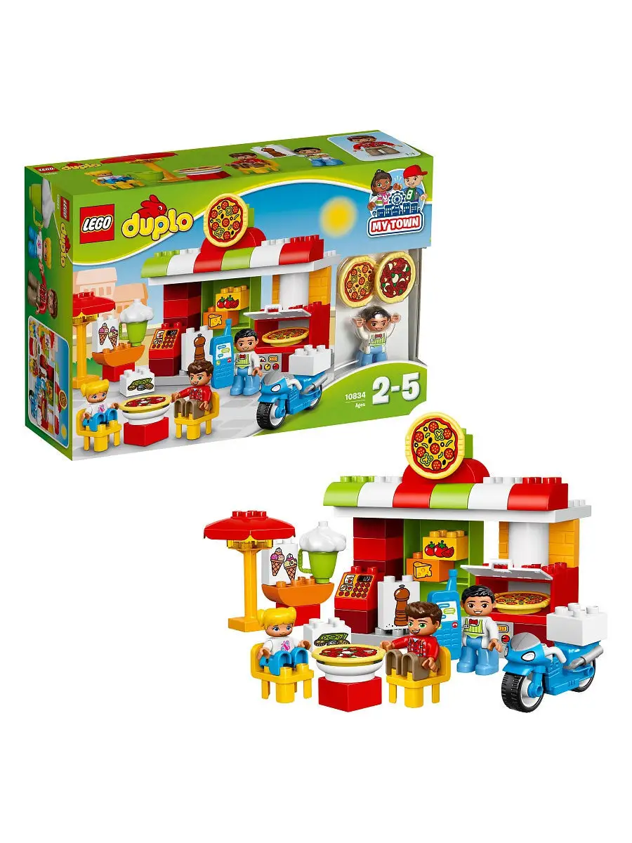 Конструктор LEGO DUPLO Town 10834 Пиццерия LEGO 3576996 купить в  интернет-магазине Wildberries