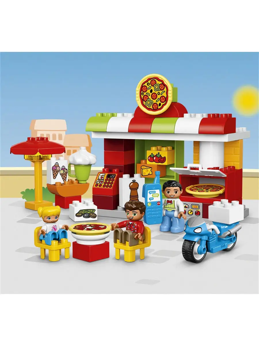 Конструктор LEGO DUPLO Town 10834 Пиццерия LEGO 3576996 купить в  интернет-магазине Wildberries