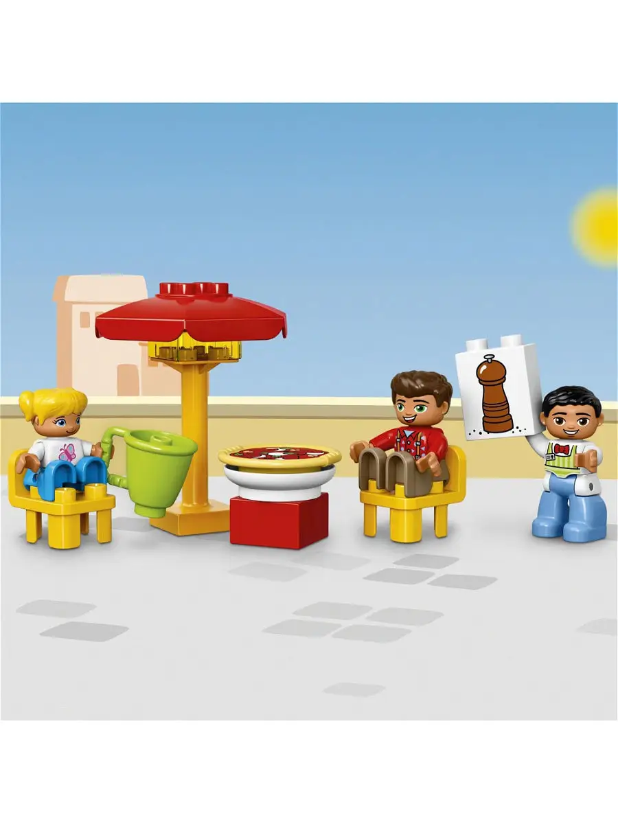 Lego duplo pizza store shop