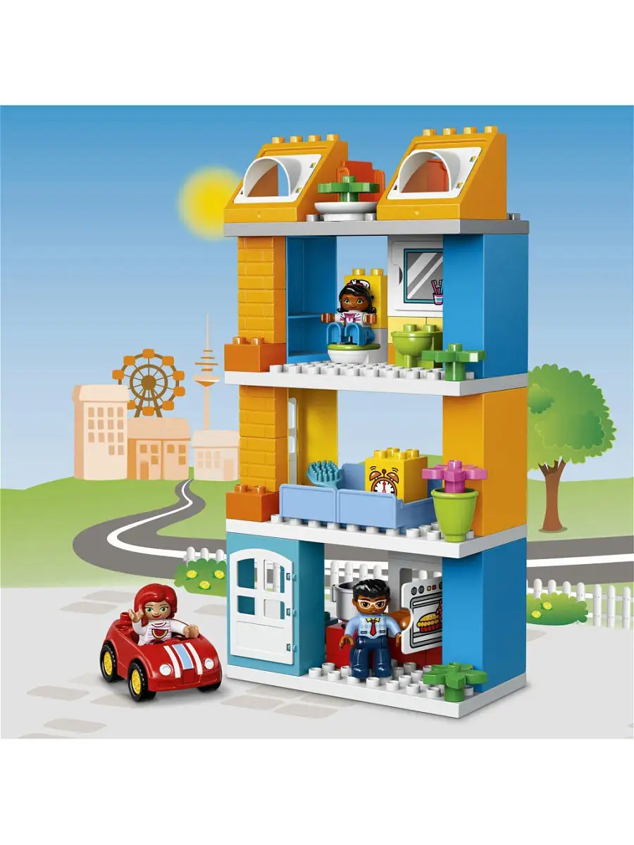 Конструктор LEGO DUPLO Town 10835 Семейный дом LEGO 3576997 купить в  интернет-магазине Wildberries