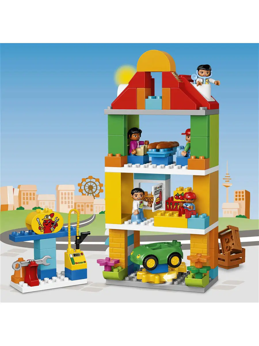 Конструктор LEGO DUPLO 10836 Городская площадь LEGO 3576998 купить в  интернет-магазине Wildberries