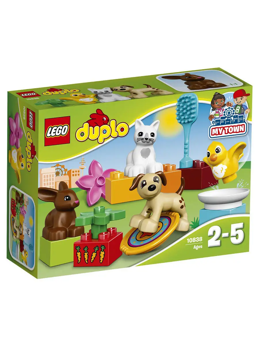 Конструктор LEGO DUPLO 10838 Домашние животные LEGO 3576999 купить в  интернет-магазине Wildberries