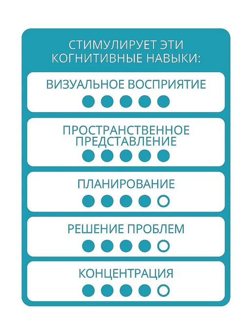 Bondibon Настольная игра для детей логическая головоломка Динозавры, голубой, фото 8