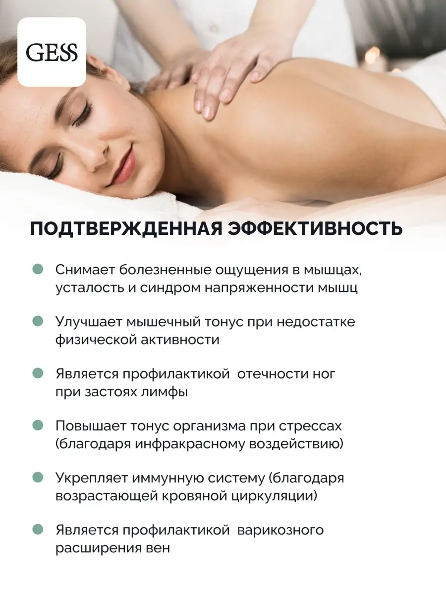 Массажная подушка электрическая uShiatsu Gess 3637003 купить за 3 003 ₽ в  интернет-магазине Wildberries