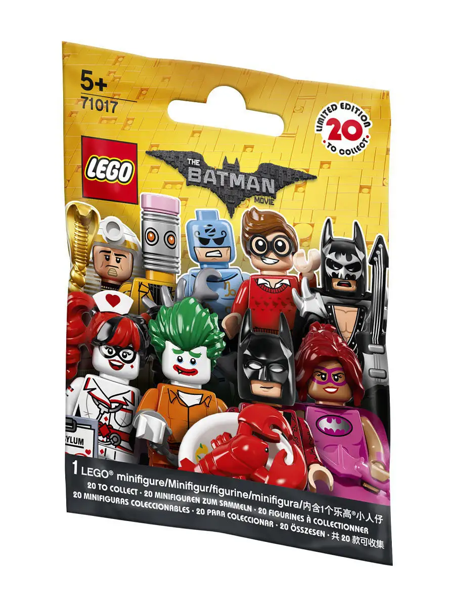 Конструктор LEGO Minifigures 71017 Минифигурки ЛЕГО ФИЛЬМ: БЭТМЕН LEGO  3654285 купить в интернет-магазине Wildberries