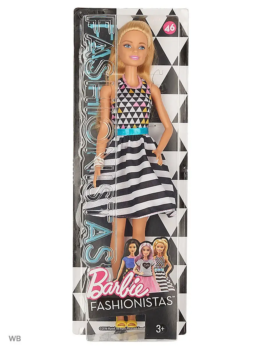 Кукла Barbie Игра с модой FBR37 Barbie 3670443 купить в интернет-магазине  Wildberries